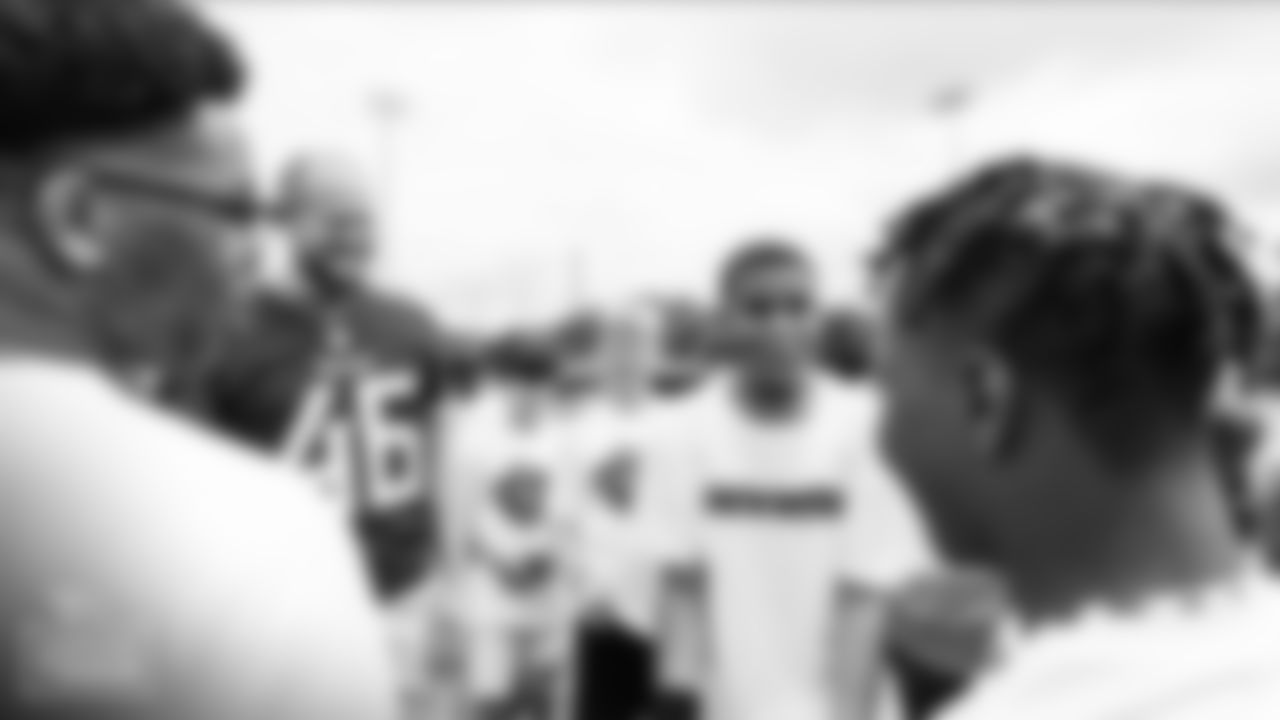 Youth Football Camp at Christ Presbyterian Academy on June 8, 2022 in Nashville, TN. Photo By Cameron Faulkner/Tennessee Titans