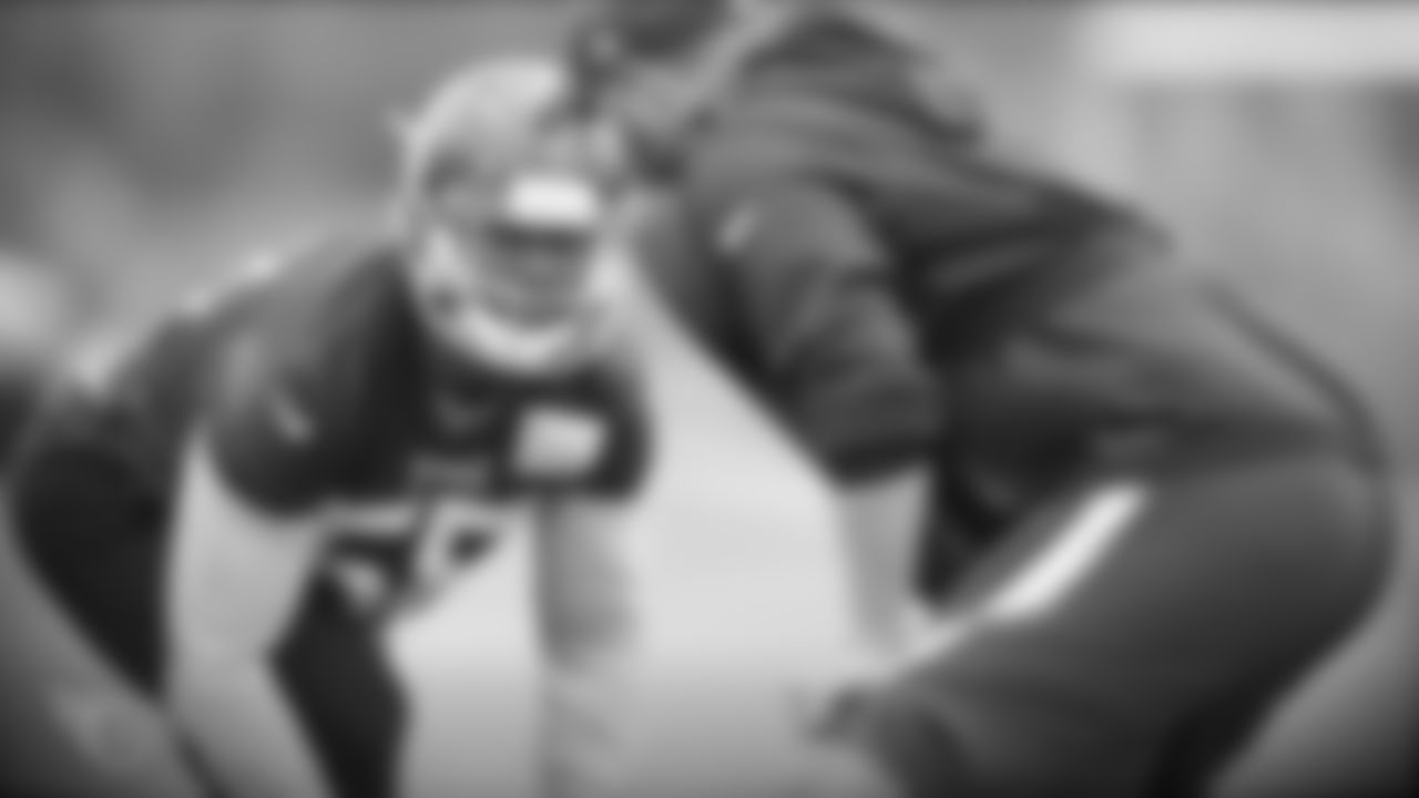 NASHVILLE, TN - JUNE 06, 2019 - Harold Landry III #58 of Tennessee Titans during OTA practice in Nashville, TN. Photo By Donald Page/Tennessee Titans