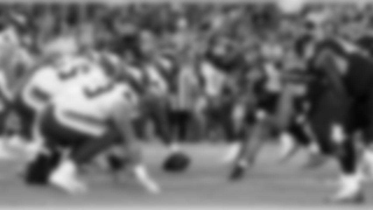 The Minnesota Vikings line up against the Tennessee Titans in the first half of a preseason NFL football game Thursday, Aug. 30, 2018, in Nashville, Tenn. (AP Photo/James Kenney)