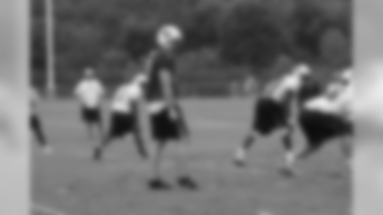 Titans players take part in day 9 of the team's 2010 training camp on Monday, Aug. 9, 2010 at Baptist Sports Park in Nashville Tenn.