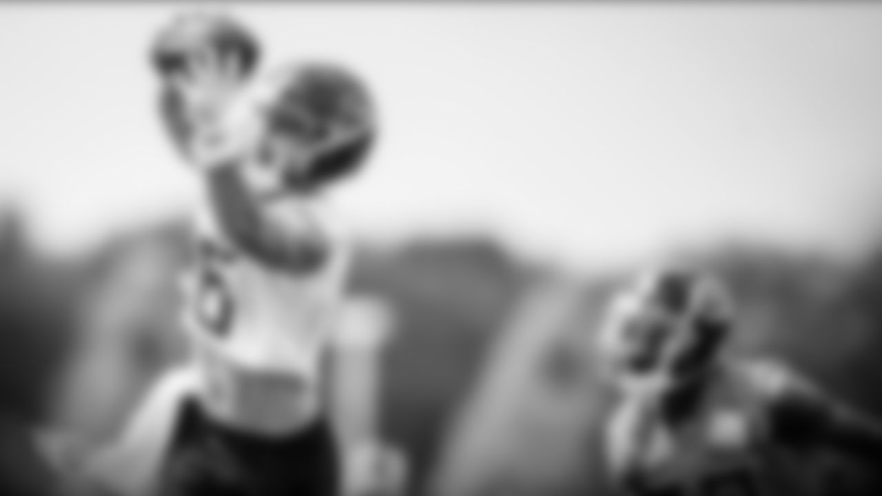 NASHVILLE, TN - AUGUST 16, 2020 - Wide receiver Cody Hollister #16 of the Tennessee Titans during practice at Saint Thomas Sports Park in Nashville, TN. Photo By Donald Page/Tennessee Titans