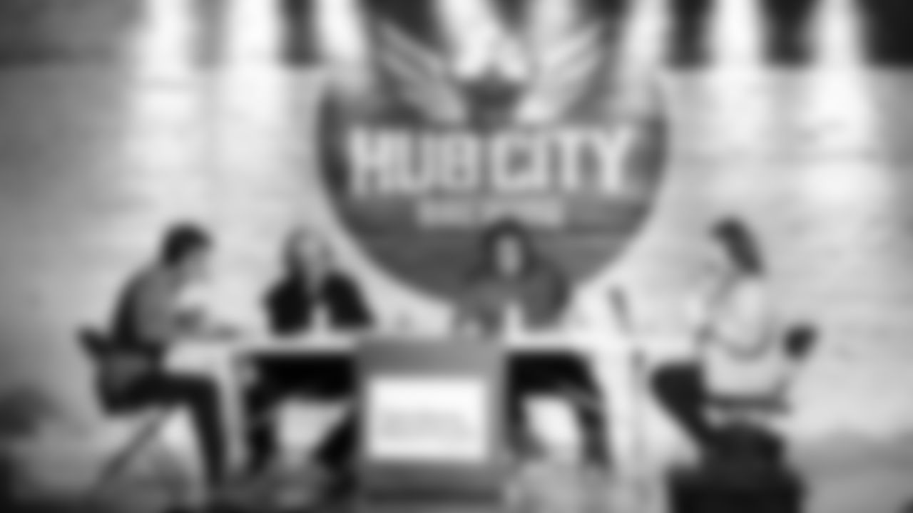 COLUMBIA, TN - April 13, 2022 - The Official Titans Podcast hits the road for one of six live podcast events at Hub City Brewing in Jackson, TN. Photo By Cameron Faulkner/Tennessee Titans