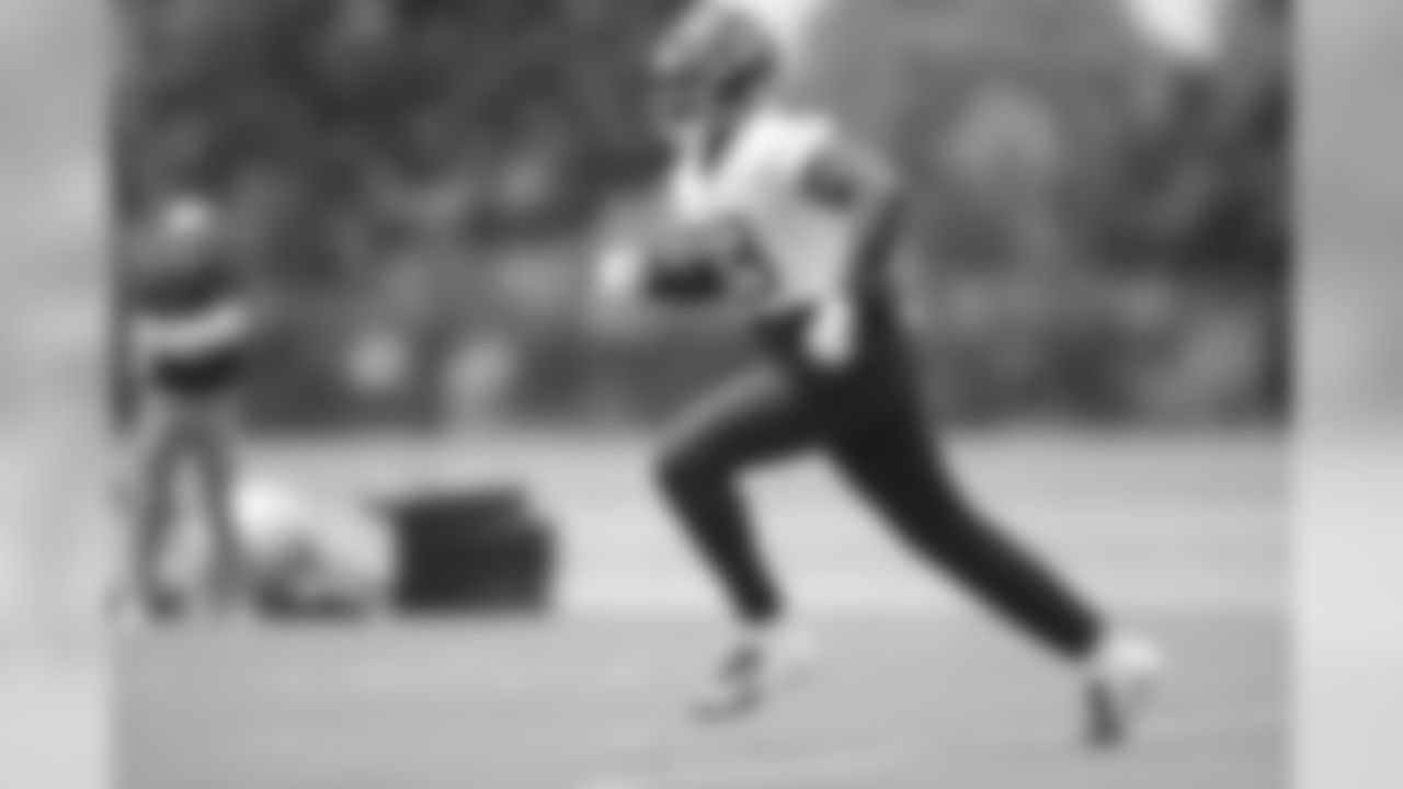 NASHVILLE, TN - JUNE 11, 2019 - Keith Towbridge #88 of Tennessee Titans during OTA practice in Nashville, TN. Photo By Donald Page/Tennessee Titans