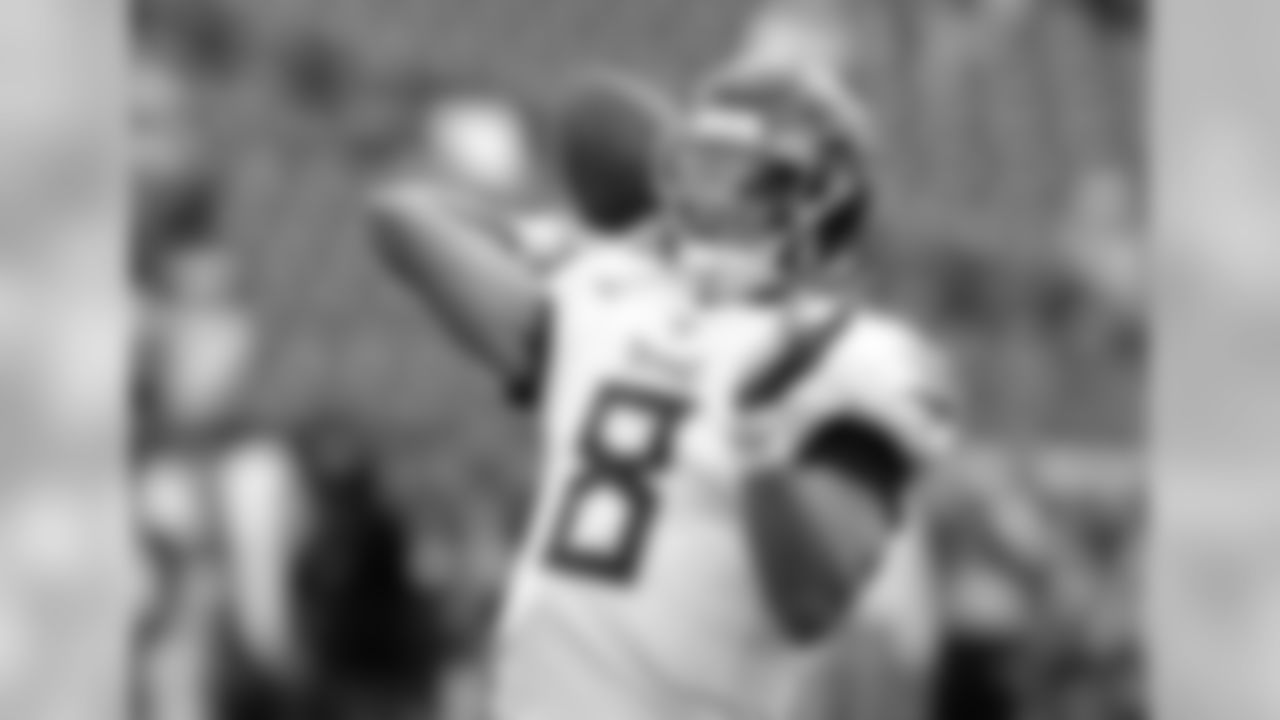 Tennessee Titans quarterback Marcus Mariota warms up before an NFL football game against the Houston Texans Sunday, Sept. 16, 2018, in Nashville, Tenn. (AP Photo/Mark Zaleski)