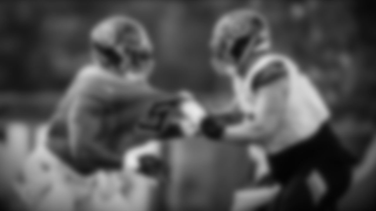 NASHVILLE, TN - AUGUST 25, 2020 - Defensive lineman Jeffery Simmons #98 of the Tennessee Titans and Tackle Taylor Lewan #77 of the Tennessee Titans during practice at Saint Thomas Sports Park in Nashville, TN. Photo By Donald Page/Tennessee Titans