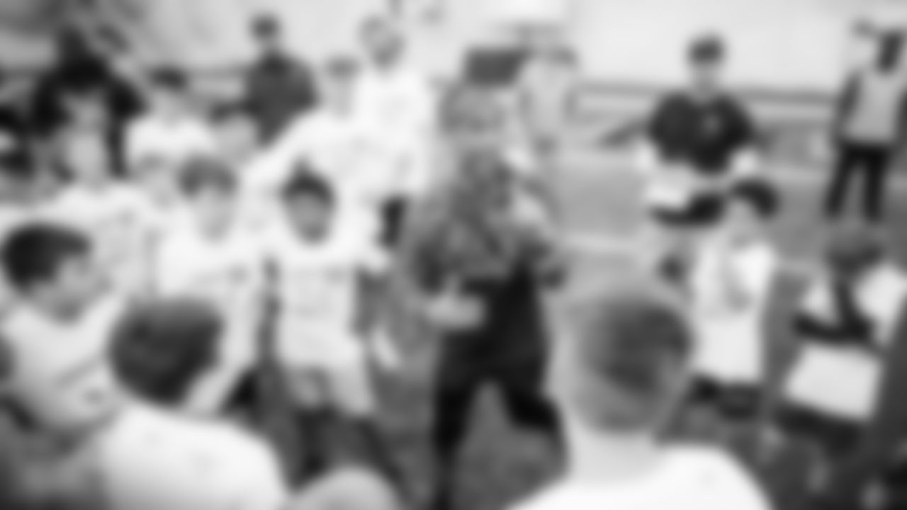 NASHVILLE, TN - May 20, 2023 - The Tim Shaw football camp was hosted by the Tennessee Titans at the ASTSP Indoor field. Photo By Joe Howell/Tennessee Titans