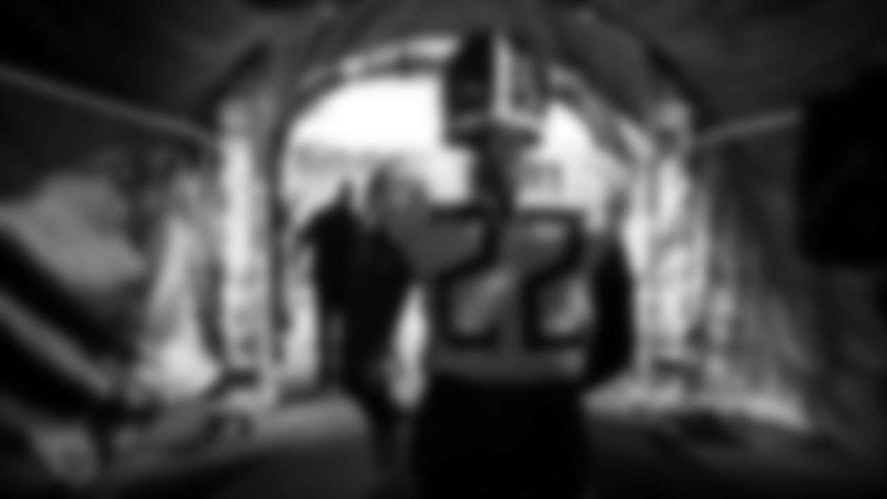 BALTIMORE, MD - JANUARY 11, 2020 - Running back Derrick Henry #22 of the Tennessee Titans in the tunnel before the AFC Divisional Playoff Game between the Tennessee Titans and the Baltimore Ravens at M&T Bank Stadium in Baltimore, MD. Photo By Donald Page/Tennessee Titans