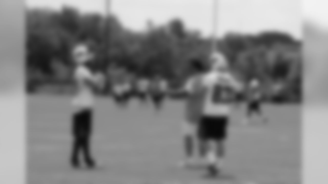 Titans players participate in an OTA (organized training activity) on Monday, June 14, 2010 at Baptist Sports Park in Nashville, Tenn.