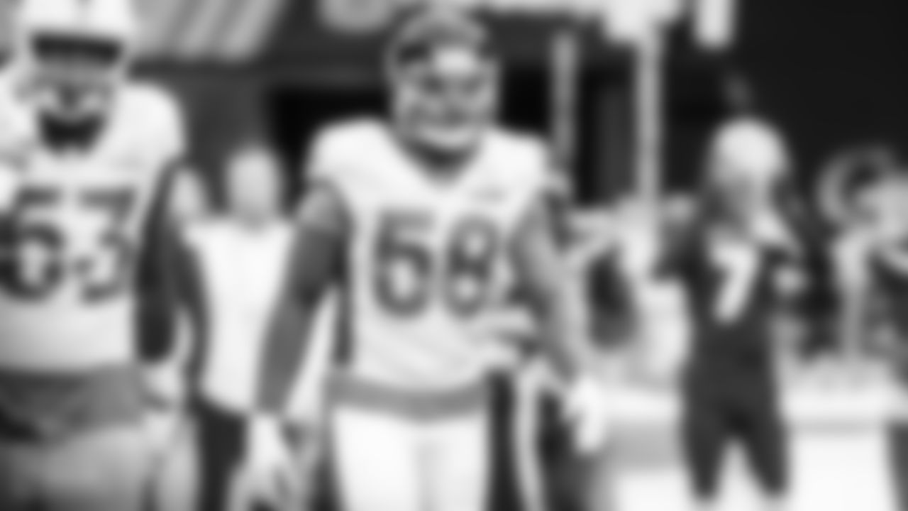 Outside linebacker Harold Landry III #58 of the Tennessee Titans during the 2022 Pro Bowl February 06, 2022 at Allegiant Stadium in Las Vegas, NV. Photo By Donald Page/Tennessee Titans
