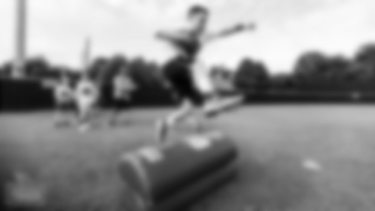 Youth Football Camp at Christ Presbyterian Academy on June 8, 2022 in Nashville, TN. Photo By Cameron Faulkner/Tennessee Titans
