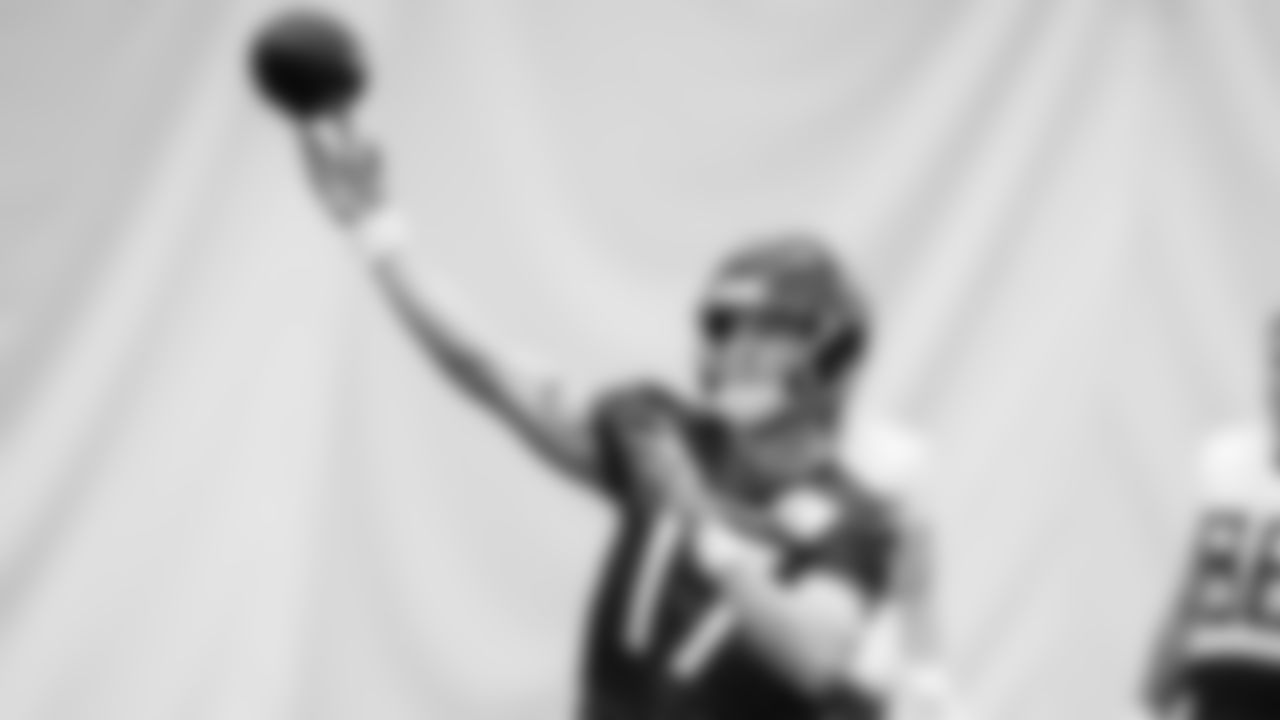 Quarterback Ryan Tannehill #17 of the Tennessee Titans during fall camp practice at the Ascension Saint Thomas Sports Park in Nashville, TN. Photo By Donald Page/Tennessee Titans
