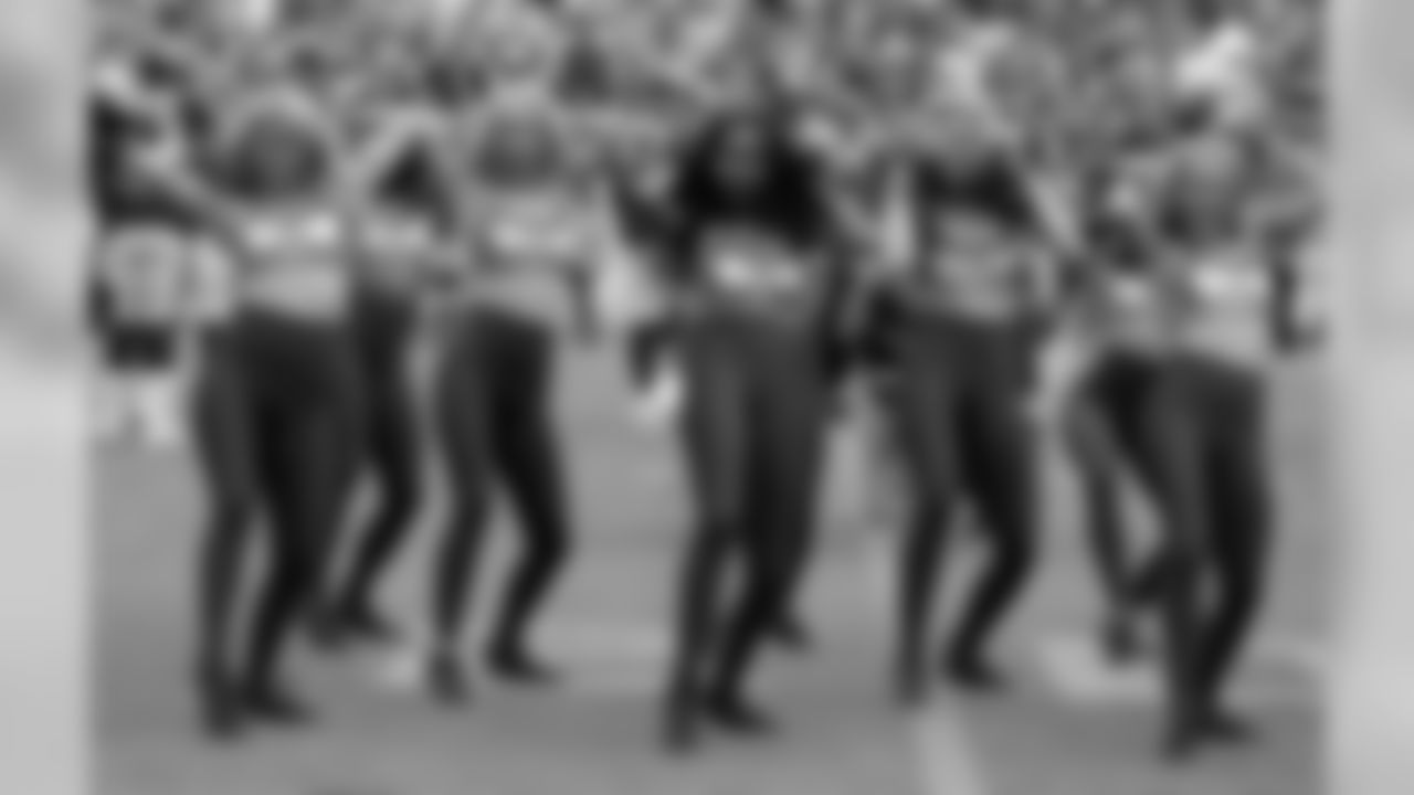 Tennessee Titans cheerleaders perform in the first half of an NFL football game between the Titans and the Houston Texans Sunday, Sept. 16, 2018, in Nashville, Tenn. (AP Photo/James Kenney)