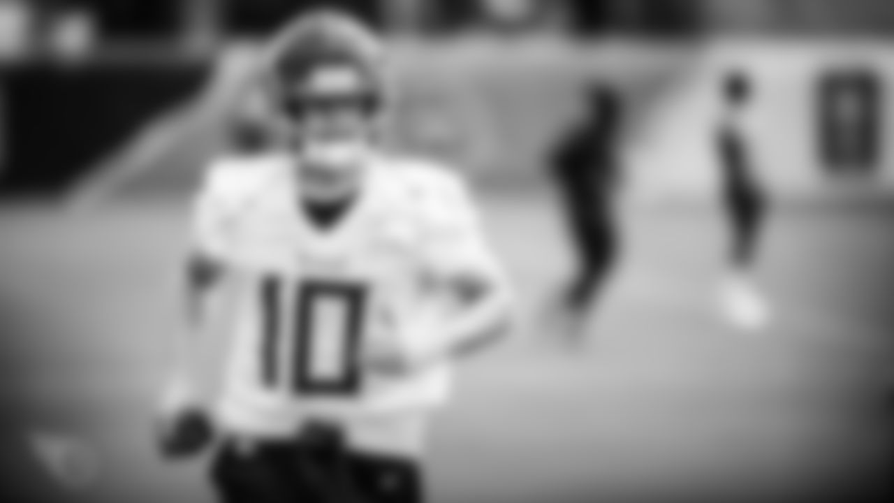 NASHVILLE, TN - AUGUST 14, 2020 - Wide receiver Adam Humphries #10 of the Tennessee Titans during practice at Saint Thomas Sports Park in Nashville, TN. Photo By Donald Page/Tennessee Titans