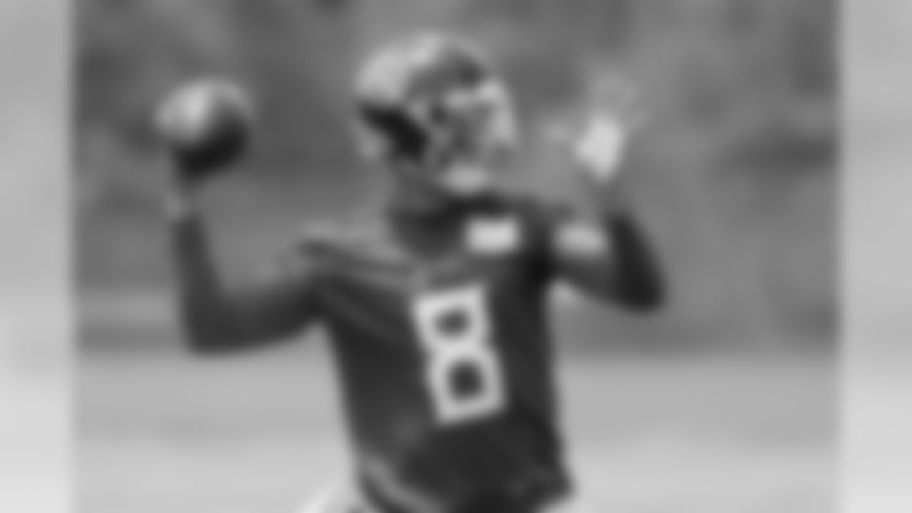 Tennessee Titans quarterback Marcus Mariota runs a drill during an organized team activity at the Titans' NFL football training facility Tuesday, June 11, 2019, in Nashville, Tenn. (AP Photo/Mark Humphrey)