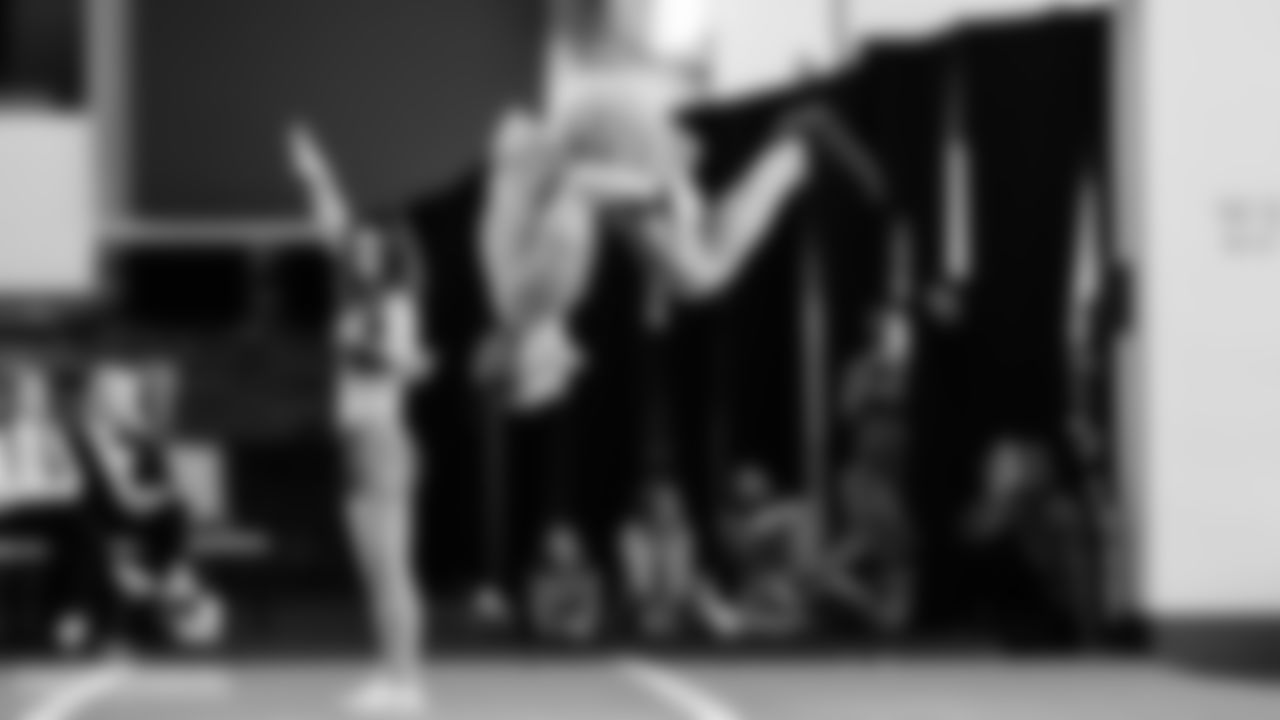52 finalists compete in the Tennessee Titans Cheerleaders Stunt Finals at Nissan Stadium on April 01, 2023 in Nashville, TN. Photo By Kaitlyn Hungerford/Tennessee Titans