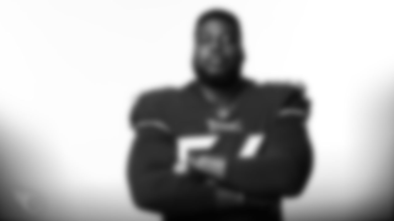 NASHVILLE, TN - JUNE 10, 2019 - Nate Davis #64 of Tennessee Titans portrait during Media Day at Saint Thomas Sports Park in Nashville, TN. Photo By Donald Page/Tennessee Titans