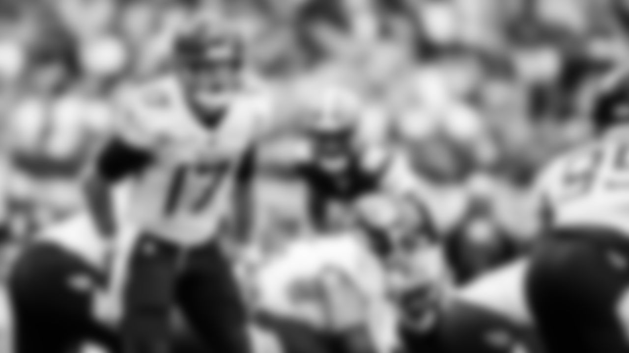 Quarterback Ryan Tannehill #17 of the Tennessee Titans during the game between the Tennessee Titans and the Cleveland Browns at the Cleveland Browns Stadium on September 24, 2023 in Cleveland, OH. Photo By Donald Page/Tennessee Titans