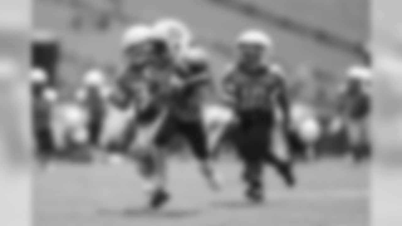 NASHVILLE, TN - AUGUST 03, 2019 - Y./'
\outh football games at Nissan Stadium in Nashville, TN. Photo By Donald Page/Tennessee Titans