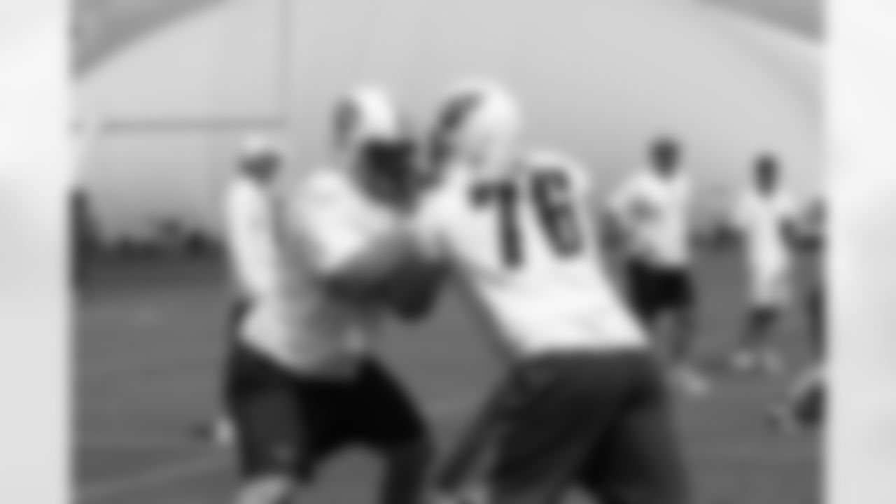 Titans players participate in an OTA (organized training activity) on Monday, June 14, 2010 at Baptist Sports Park in Nashville, Tenn.