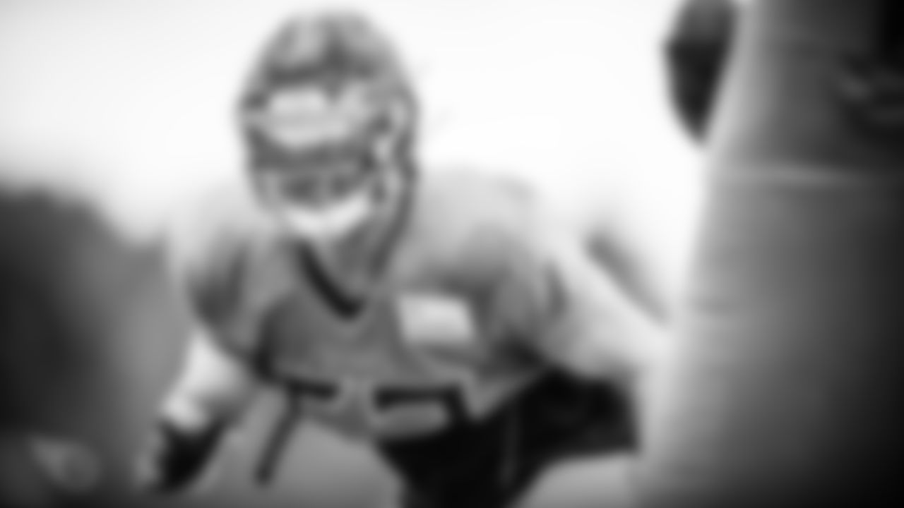 NASHVILLE, TN - AUGUST 28, 2020 - Will Compton during practice at Saint Thomas Sports Park in Nashville, TN. Photo By Donald Page/Tennessee Titans