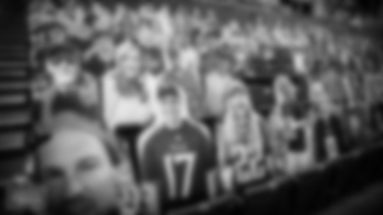 NASHVILLE, TN - SEPTEMBER 18, 2020 - Cutouts of fans in the stands at Nissan Stadium in Nashville, TN. Photo By Donald Page/Tennessee Titans