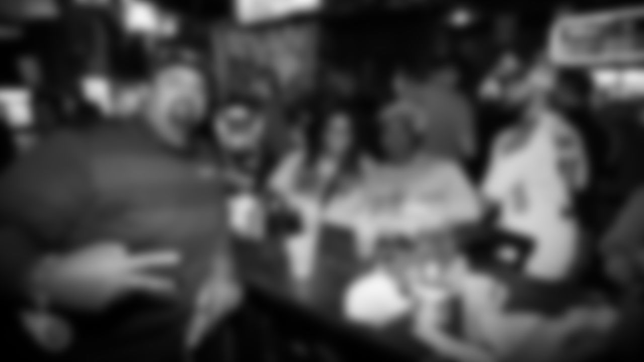 ATLANTA, GA - SEPTEMBER 28, 2019 - Fans attend the Titans Road Rally at Buckhead Saloon in Atlanta, GA. Photo By Donald Page/Tennessee Titans