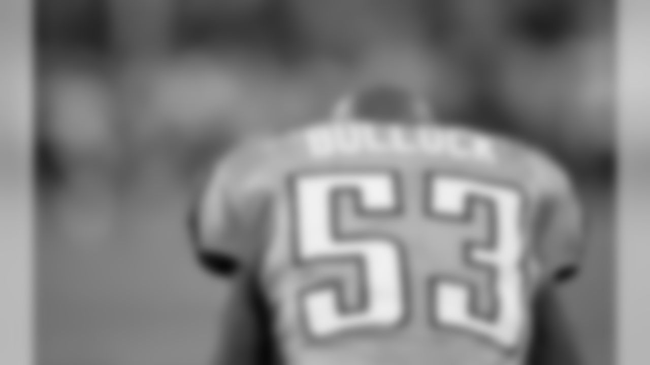 Tennessee Titans linebacker Keith Bulluck waits to enter the game against the Baltimore Ravens in the first quarter of an NFL divisional playoff football game in Nashville, Tenn., Saturday, Jan. 10, 2009. (AP Photo/Wade Payne)