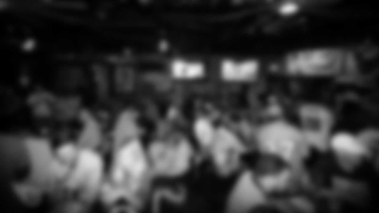 ATLANTA, GA - SEPTEMBER 28, 2019 - Fans attend the Titans Road Rally at Buckhead Saloon in Atlanta, GA. Photo By Donald Page/Tennessee Titans