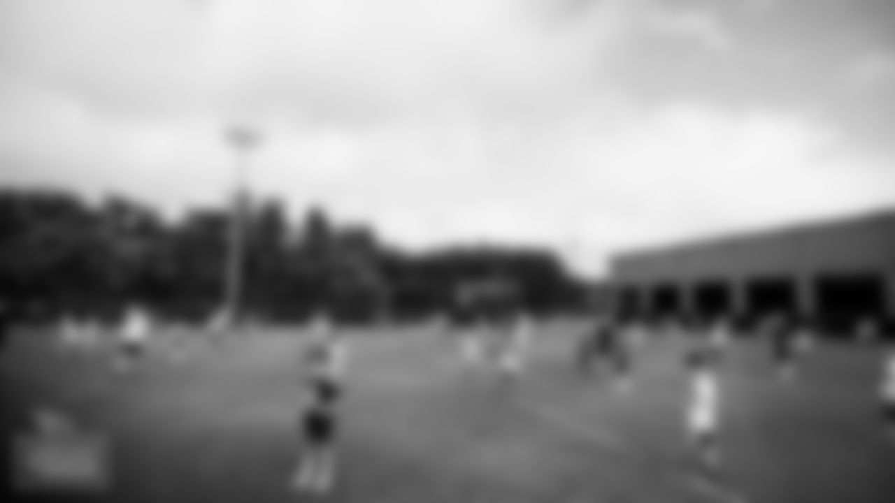 Youth Football Camp at Christ Presbyterian Academy on June 8, 2022 in Nashville, TN. Photo By Cameron Faulkner/Tennessee Titans