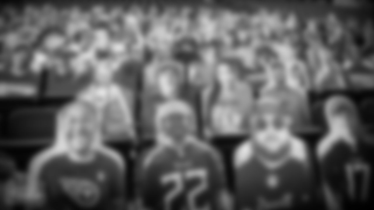 NASHVILLE, TN - SEPTEMBER 18, 2020 - Cutouts of fans in the stands at Nissan Stadium in Nashville, TN. Photo By Donald Page/Tennessee Titans