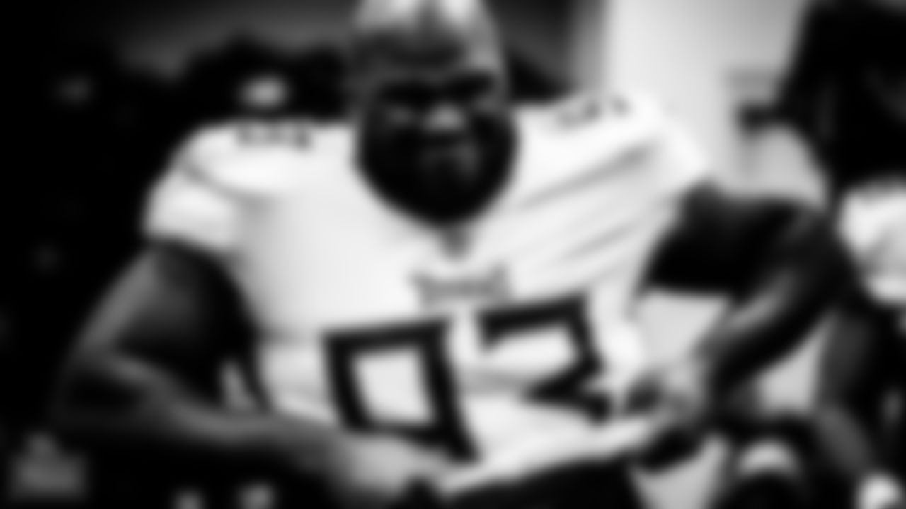 Defensive tackle Teair Tart #93 of the Tennessee Titans before the game between the Tennessee Titans and the Houston Texans at NRG Stadium on October 30, 2022 in Houston, TX. Photo By Donald Page/Tennessee Titans