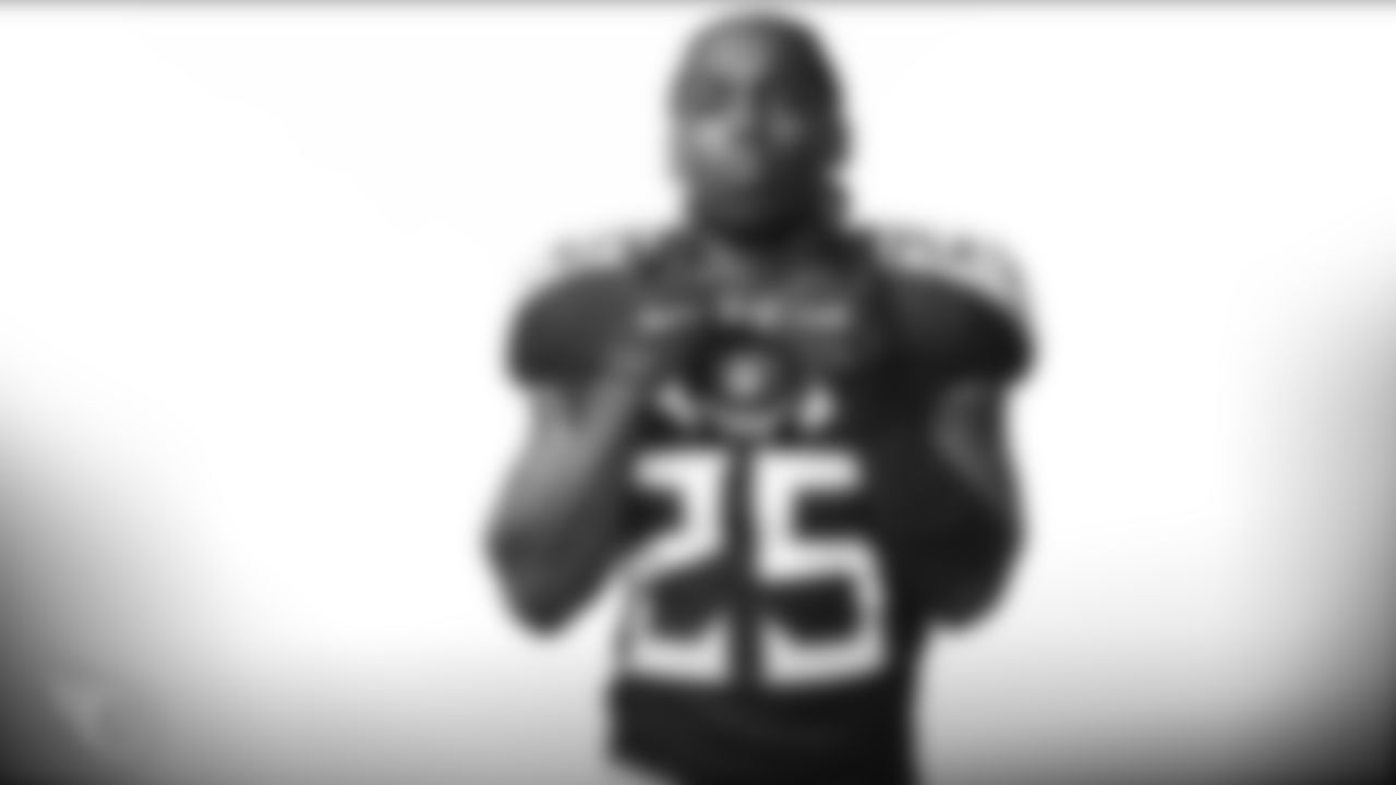 NASHVILLE, TN - JUNE 10, 2019 - Adoree' Jackson #25 of Tennessee Titans portrait during Media Day at Saint Thomas Sports Park in Nashville, TN. Photo By Donald Page/Tennessee Titans