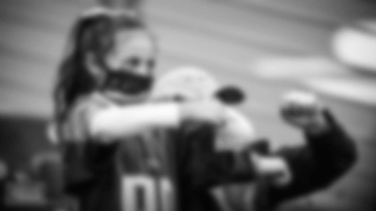 A masked Tennessee Titans fan during the game between the Tennessee Titans and the Buffalo Bills at Nissan Stadium on OCTOBER 13, 2020 in Nashville, TN. Photo By Caleb Jones/Tennessee Titans