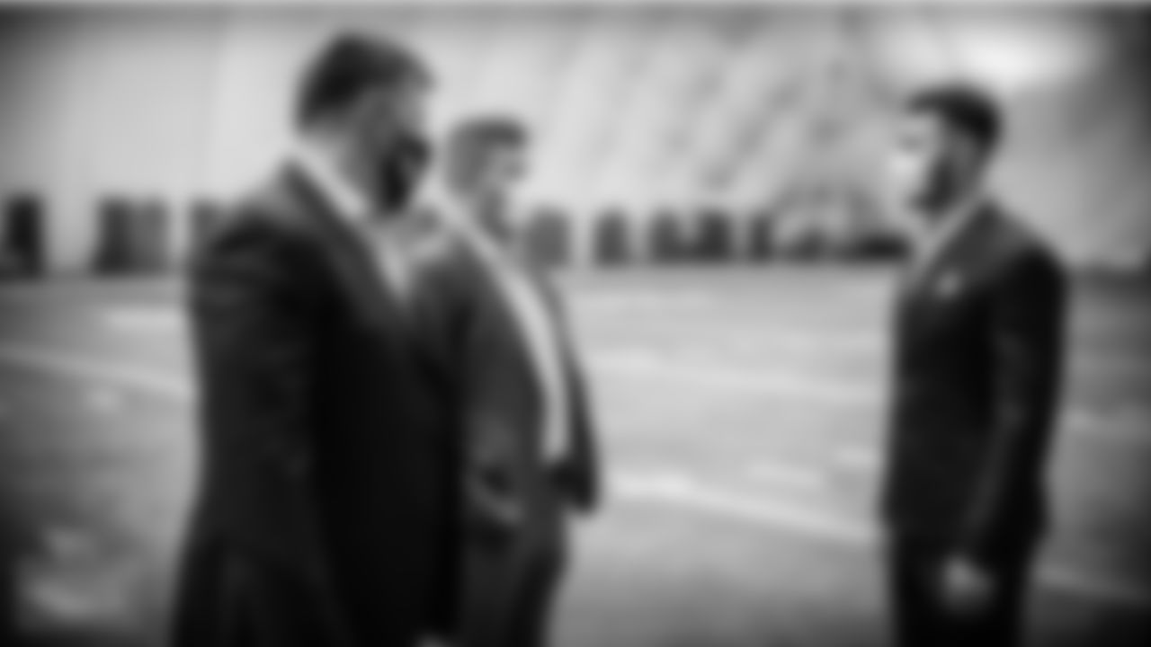NASHVILLE, TN - APRIL 30, 2021 - First run draft pick first day in Nashville, TN. Photo By Donald Page/Tennessee Titans