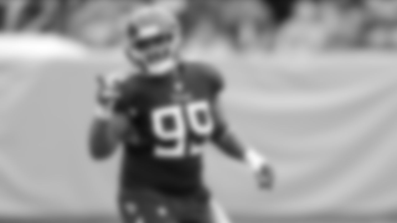 FILE — In this Oct. 27, 2019, file photo, Tennessee Titans defensive end Jurrell Casey plays against the Tampa Bay Buccaneers in an NFL football game in Nashville, Tenn. The four-time Pro Bowl defensive lineman turned in one of the Titans' best playoff performances to put them into the AFC championship game against the Kansas City Chiefs. (AP Photo/James Kenney, File)