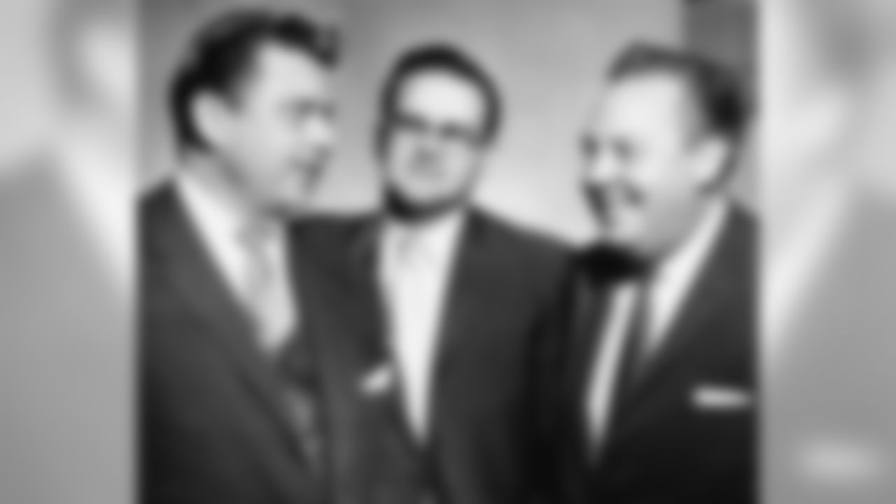 Bud Adams, from left, with Lamar Hunt and Harry Wismer.