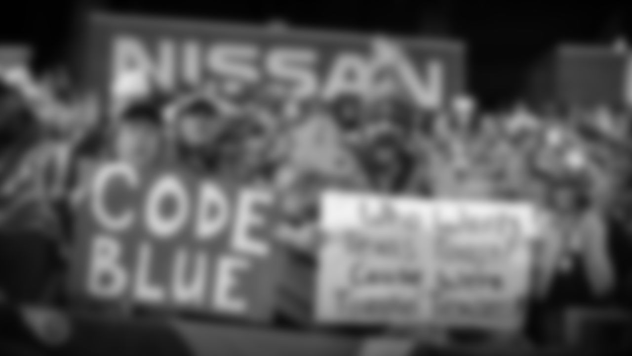 NASHVILLE, TN - DECEMBER 15, 2019 - Fans cheer during the game between the Tennessee Titans and the Houston Texans at Nissan Stadium in Nashville, TN. Photo By Brad Moore/Tennessee Titans