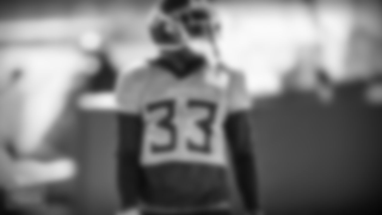 Cornerback Desmond King II #33 of the Tennessee Titans during practice at Saint Thomas Sports Park on NOVEMBER 18, 2020 in Nashville, TN. Photo By Donald Page/Tennessee Titans