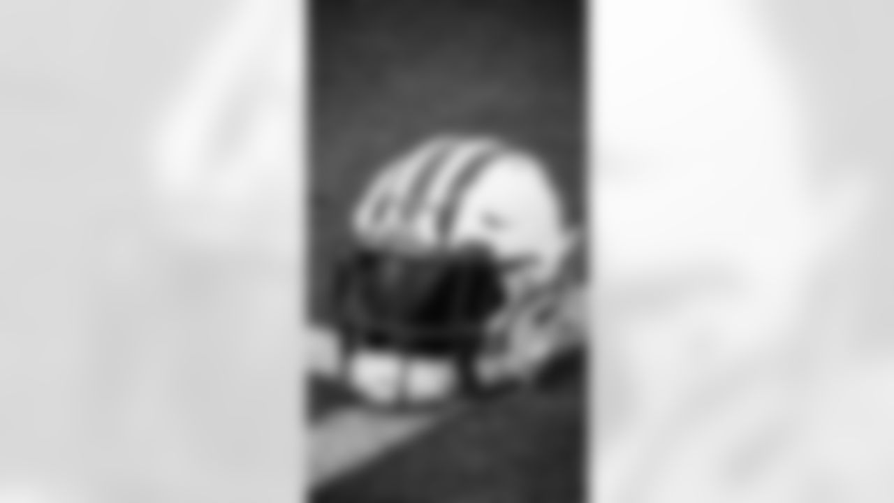 Oilers Helmet during practice at the Ascension Saint Thomas Sports Park on October 11, 2023 in Nashville, TN. Photo By Donald Page/Tennessee Titans