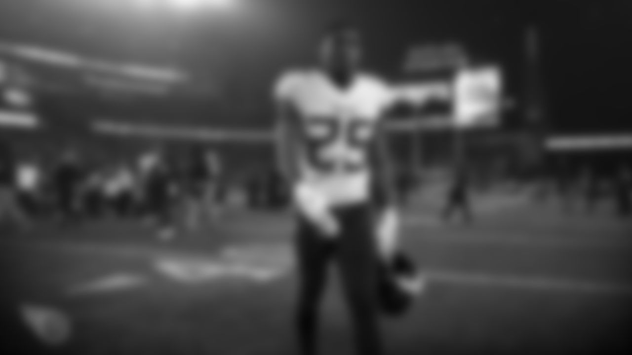 Tennessee Titans cornerback Adoree' Jackson (25) walks off the field after an NFL football game against the New England Patriots, Saturday, Jan. 4, 2020 in Foxborough, Mass. (Perry Knotts/NFL)