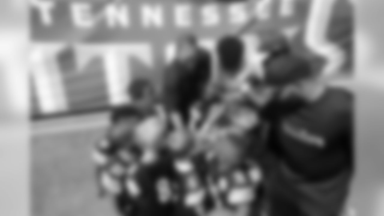 NASHVILLE, TN - AUGUST 03, 2019 - Y./'
\outh football games at Nissan Stadium in Nashville, TN. Photo By Donald Page/Tennessee Titans