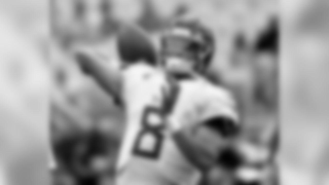 Tennessee Titans quarterback Marcus Mariota (8) warms up before an NFL football game against the Pittsburgh Steelers, Saturday, Aug. 25, 2018, in Pittsburgh. (AP Photo/Don Wright)