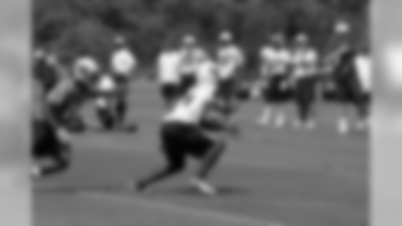 Titans players participate in an OTA (organized training activity) on Monday, June 14, 2010 at Baptist Sports Park in Nashville, Tenn.
