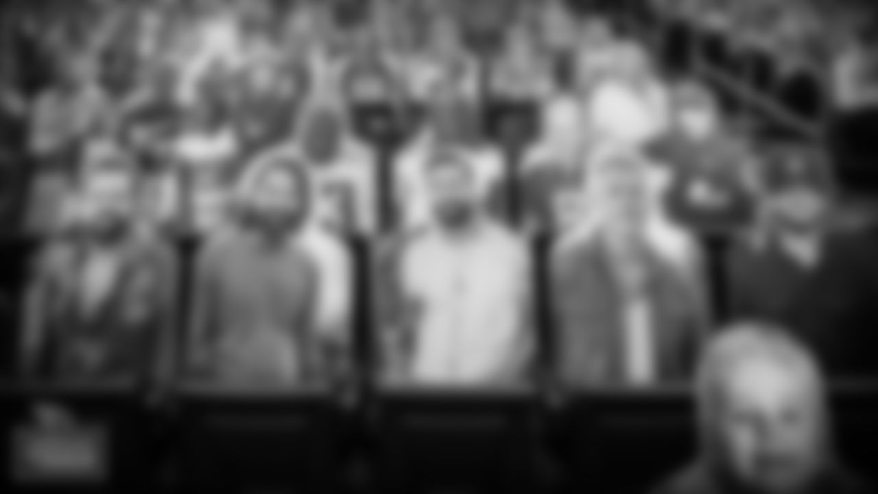 NASHVILLE, TN - SEPTEMBER 18, 2020 - Cutouts of fans in the stands at Nissan Stadium in Nashville, TN. Photo By Donald Page/Tennessee Titans