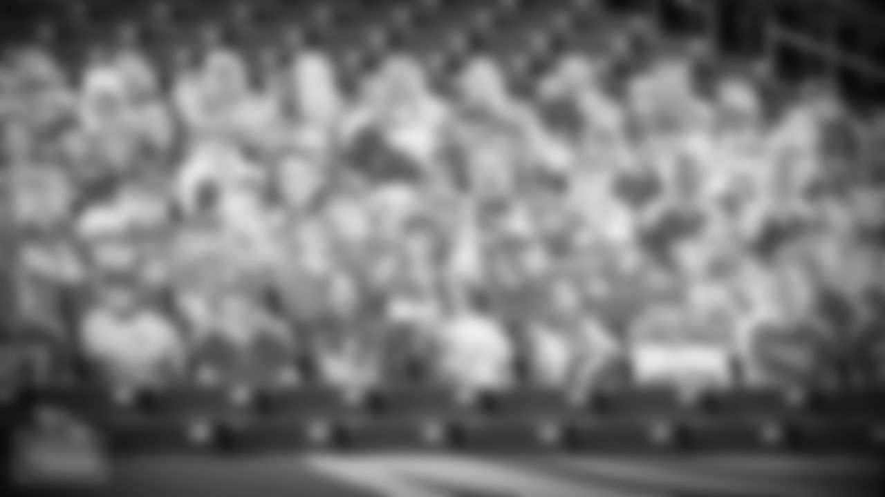 NASHVILLE, TN - SEPTEMBER 18, 2020 - Cutouts of fans in the stands at Nissan Stadium in Nashville, TN. Photo By Donald Page/Tennessee Titans