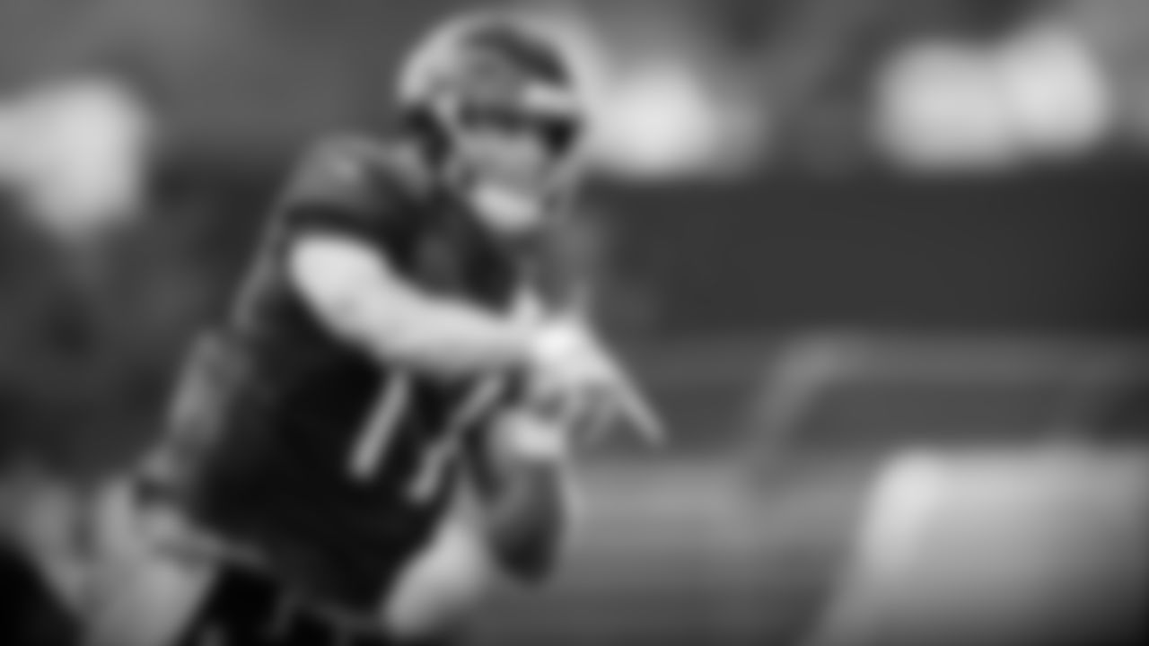 NASHVILLE, TN - SEPTEMBER 03, 2020 - Quarterback Ryan Tannehill #17 of the Tennessee Titans during practice at Saint Thomas Sports Park in Nashville, TN. Photo By Donald Page/Tennessee Titans