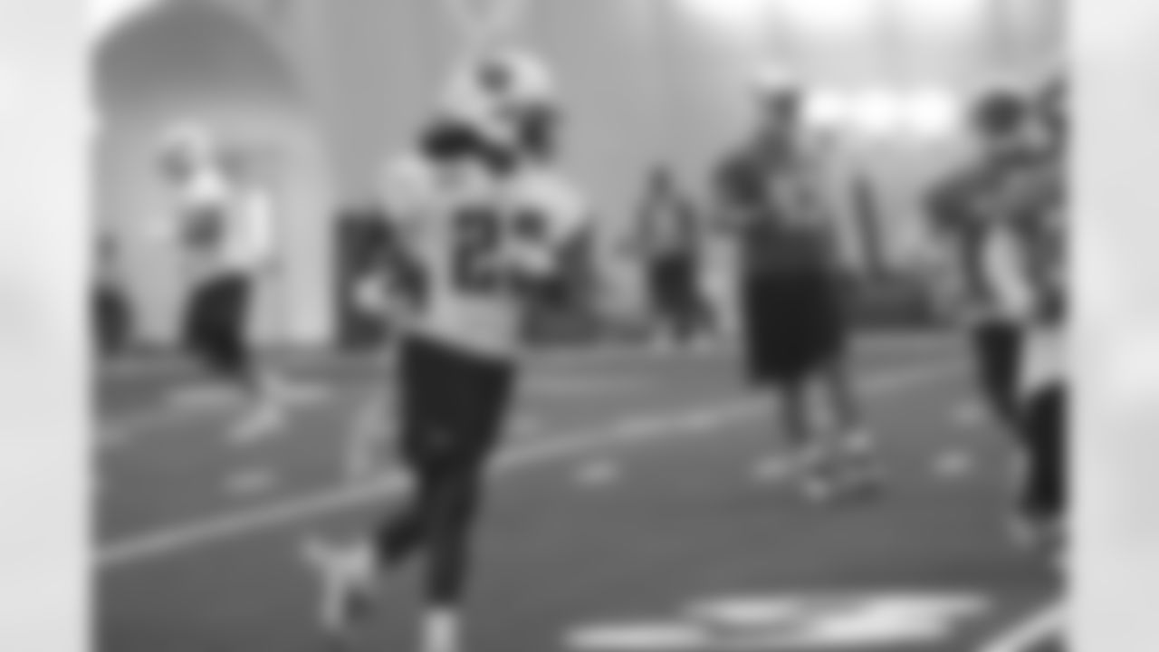 Tennessee Titans players take part in an organized training activity (OTA) on Wednesday, June 17, 2009 at Baptist Sports Park.