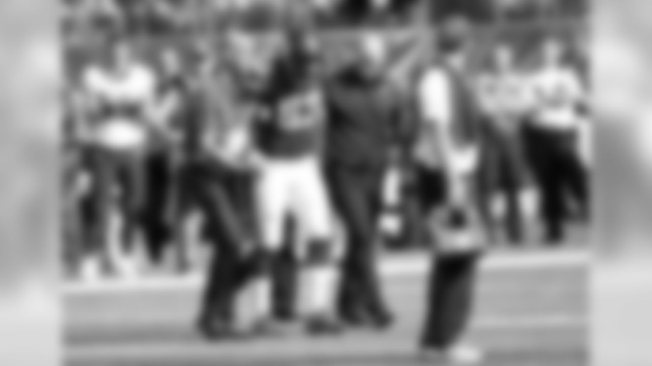 Minnesota Vikings tight end MyCole Pruitt (83) is helped off the field after getting injured during the second half of an NFL football game against the Houston Texans Sunday, Oct. 9, 2016, in Minneapolis. (AP Photo/Andy Clayton-King)