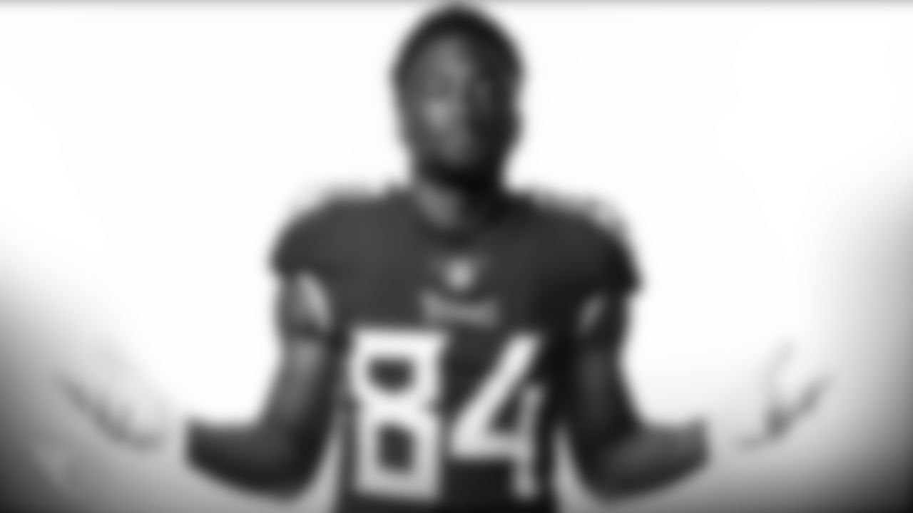 NASHVILLE, TN - JUNE 10, 2019 - Corey Davis #84 of Tennessee Titans portrait during Media Day at Saint Thomas Sports Park in Nashville, TN. Photo By Donald Page/Tennessee Titans