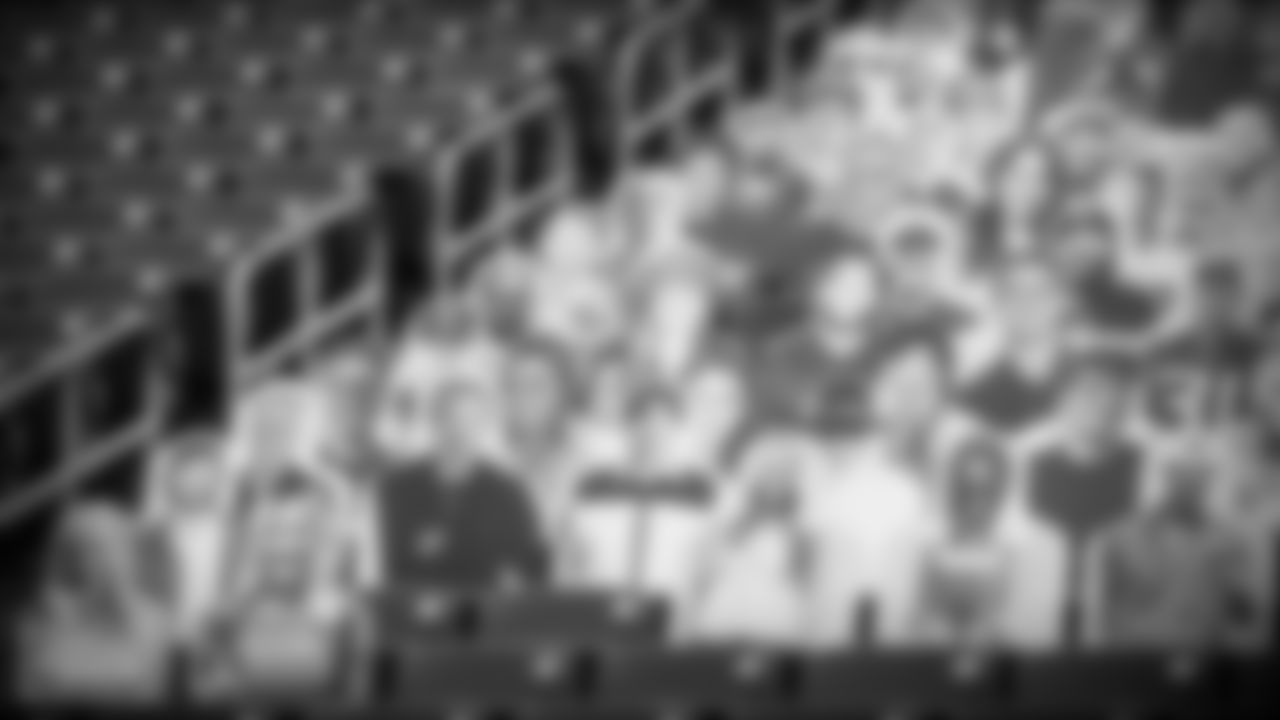 NASHVILLE, TN - SEPTEMBER 18, 2020 - Cutouts of fans in the stands at Nissan Stadium in Nashville, TN. Photo By Donald Page/Tennessee Titans